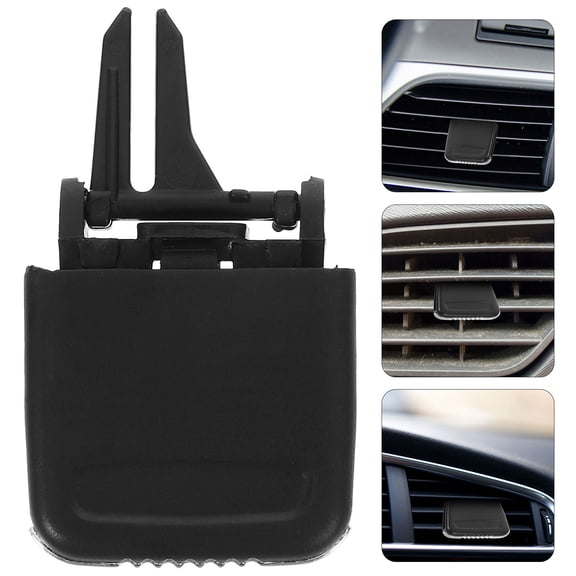 HOMEMAXS  Air Conditioning Outlet Paddle Vent Adjustable Sockets Black