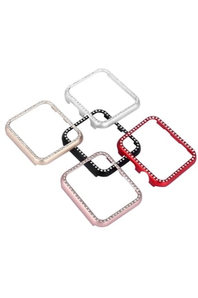 Anti-Scratch Protective Watch Cover Shell with Aluminum Alloy, 1 Set for Smartwatches and Wristwatches