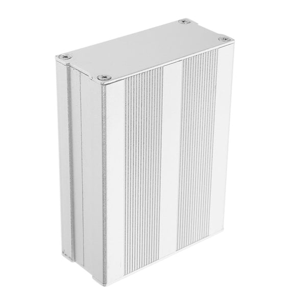 HOMEMAXS Aluminum Electronics Project Box for Outdoor Use Silver Weatherproof Junction Enclosure 7.5 x 5.2 x 3.1 inches