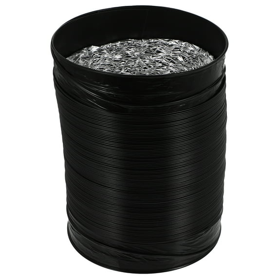 HOMEMAXS Aluminum Foil Exhaust Pipe Wire Outdoor Homemade Tray Oven Electrician Black