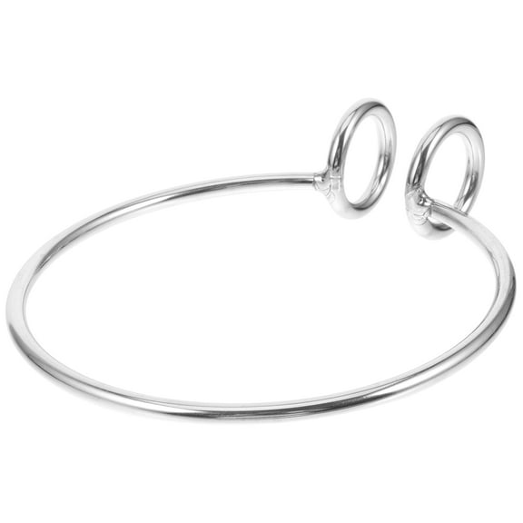 WEUVEB Polished Stainless Steel Ring Anchor Retrieval Tool Silver 1Pack