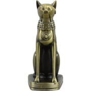 HOMEMAXS Ancient Egypt Kitten Egyptian Bastet Cat Goddess Statue Egypt Bastet Sculpture Model Collectible Figure For Home Office Table Decorations