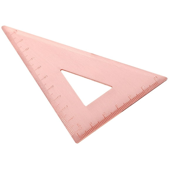 HOMEMAXS  Architectural Scale Ruler Triangle Copper Office Student