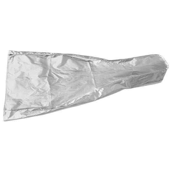 BEADCEST Guitar Display Case Silver Coated Material 1Pcs 47.2x17.7x4.7in