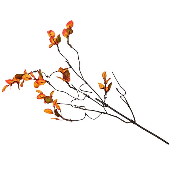 HOMEMAXS Artificial Branch Decor Vine Decoration 52X6CM Orange