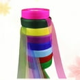 thumbnail image 1 of HOMEMAXS Assorted Color Organza Ribbon for Decorating Made of Nylon Smooth and Shiny 2CM, 1 of 8