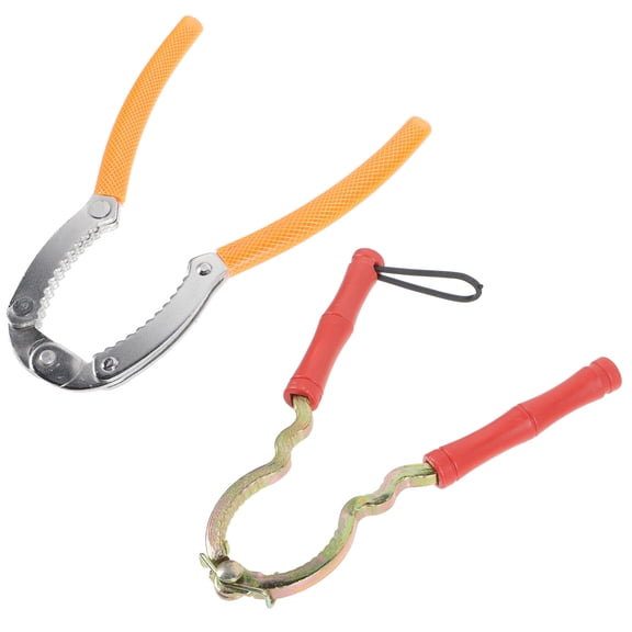 HOMEMAXS Assorted Iron Nut Crackers Tool for Easy Use with Walnuts Pecans Almonds Hazelnuts 2 pcs