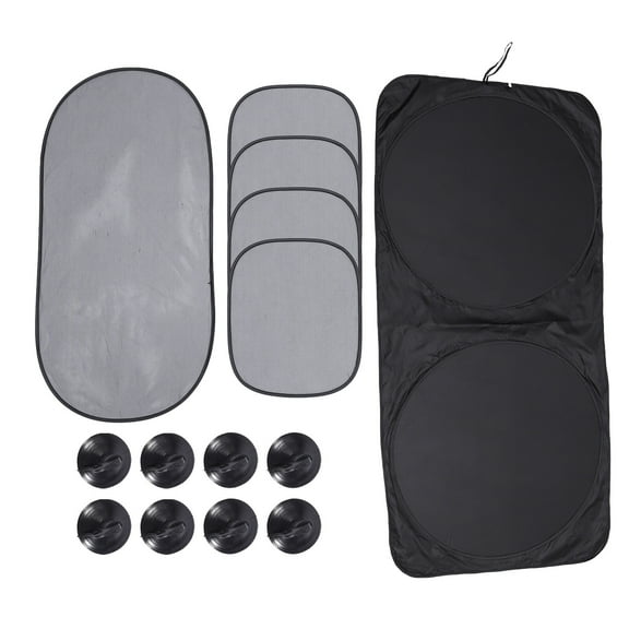 Auto Curtain Sun Protection Block Devices Truck Car Window Shades Tint Black