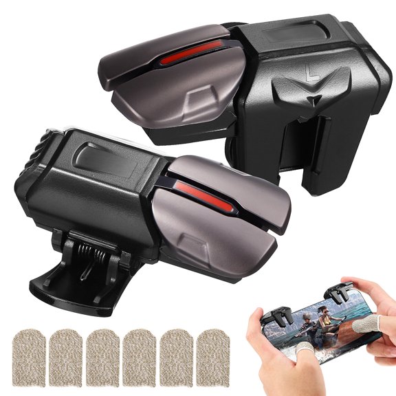 HOMEMAXS  Auxiliary Button Switch Phone Triggers for Gaming Thumb Finger Sleeves