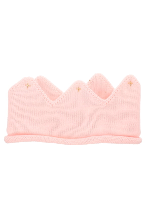 Baby Boy Crown Knitted Hat Rhinestone Warm Child Girl
