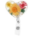 thumbnail image 1 of HOMEMAXS FRCOLOR Retractable Badge Reel Card Holder with Swivel for Nurse 1 Set ID Card Buckle, 1 of 8
