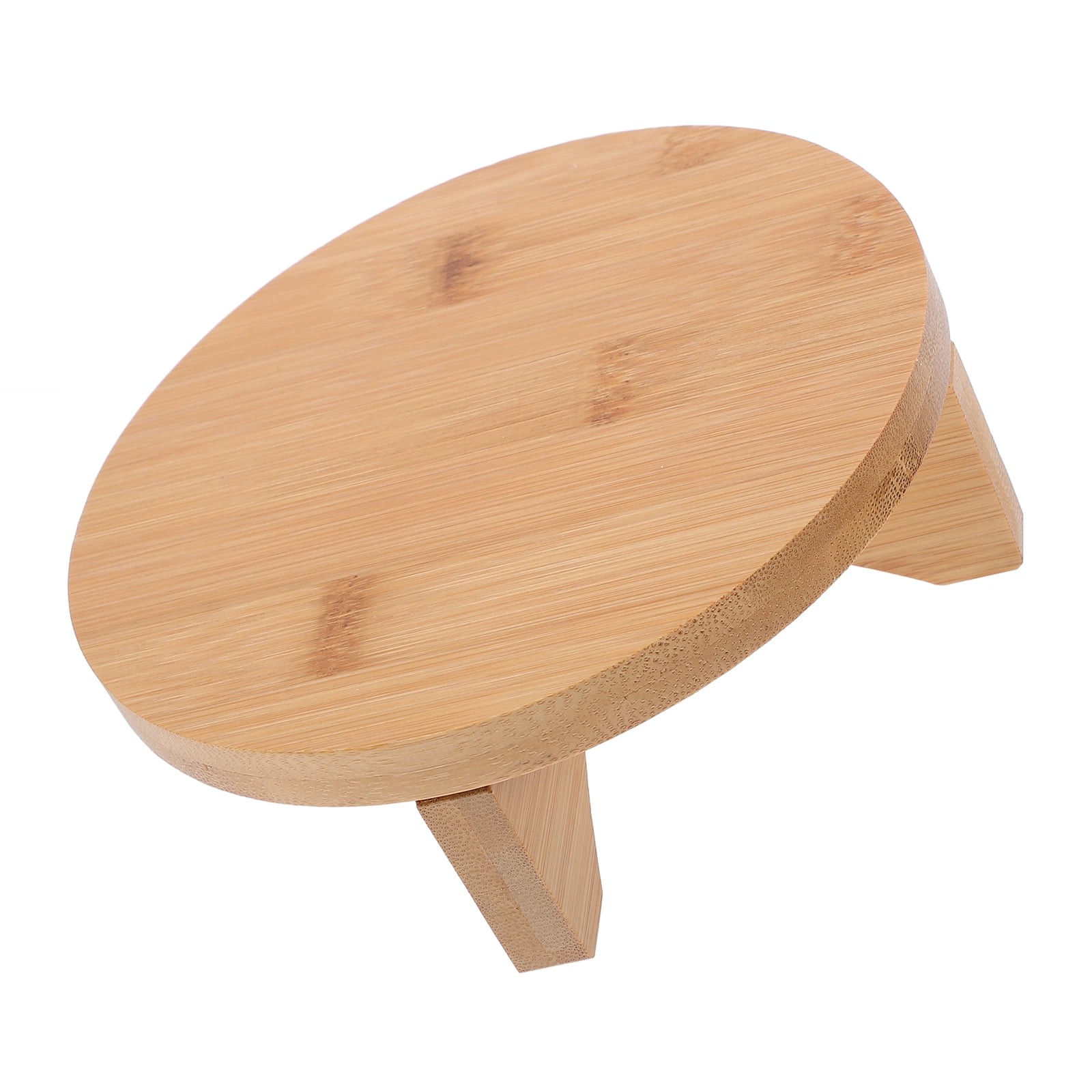 HOMEMAXS Bamboo Display Stand Flower Pot Pedestal Stand Display Base ...