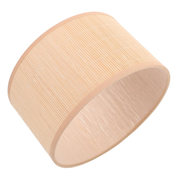HOMEMAXS Bamboo Lampshade Ceiling Lamp Shade Drum Lampshade Light Cover Replacement