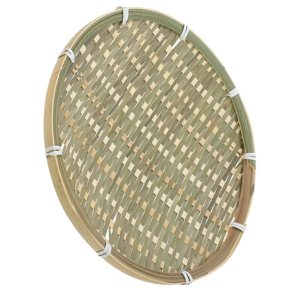 Greenadscape Storage Basket Bamboo Woven 1Pcs 10.2X10.2X1.2In