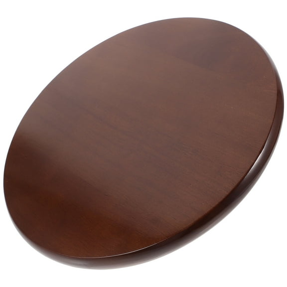 Minkissy Stool Replacement Seat Round Dark Brown 1Pcs for Buyers