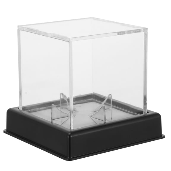 HOMEMAXS Baseball Display Case Made of Acrylic for Storage Small Size Portable