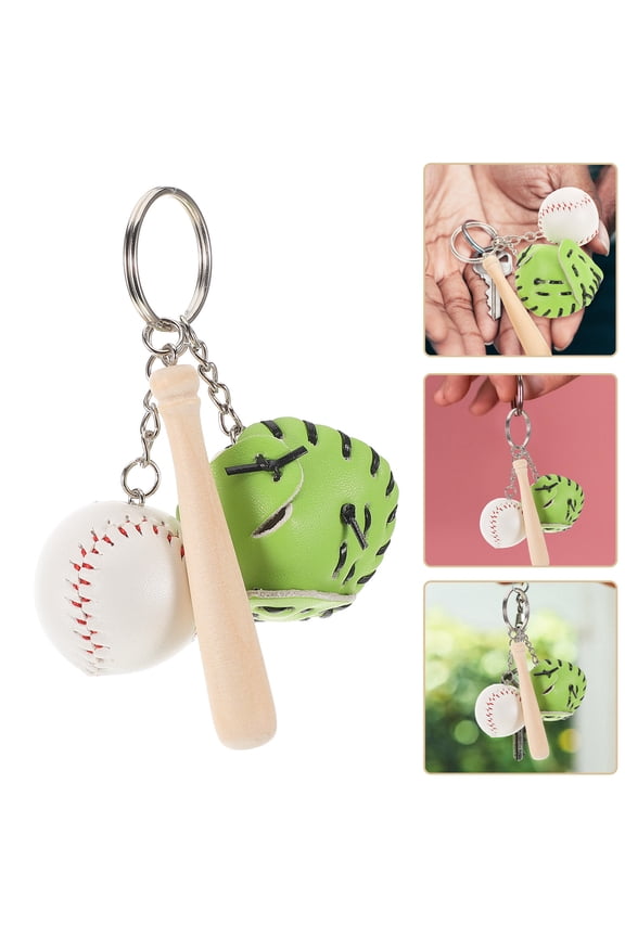 Baseball Keyring Keychain Accessories Baseball Key Chains Baseball Keychain Bulk Bag Key Keychain for Backpacks