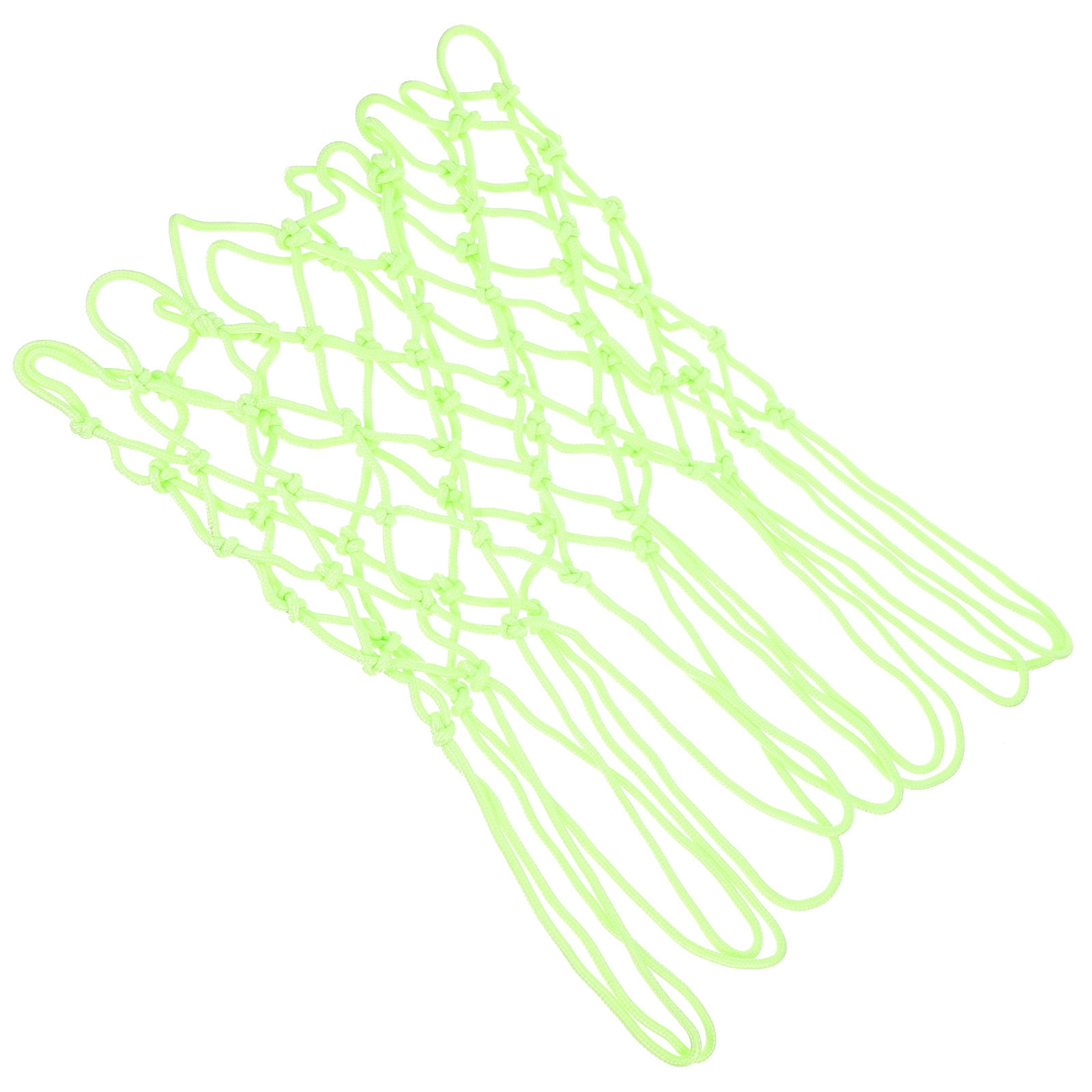HOMEMAXS  Basketball Net for Trampoline Outdoor Catcher Child Light Green