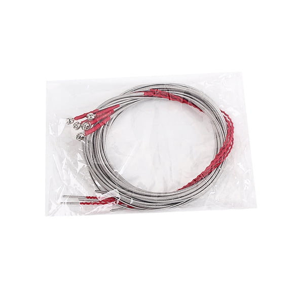 BEADCEST 5-Pack Metal Replacement Bass Guitar Strings for 5-String Bass, and Set