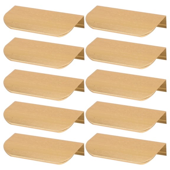 Bathroom Cabinet Handles Dresser Pantry Drawer Recess Golden
