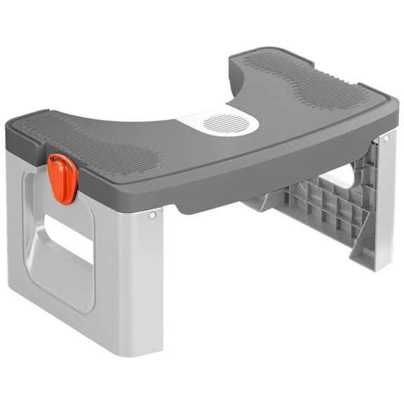 HOMEMAXS Bathroom Padded Toilet Stool Compact Footstool Kitchen Elder