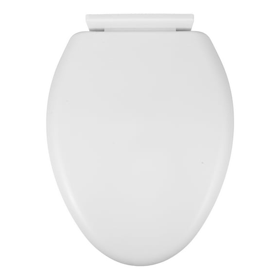 HOMEMAXS  Bathroom Plastic Toilet Seat Cover Universal Child Travel White