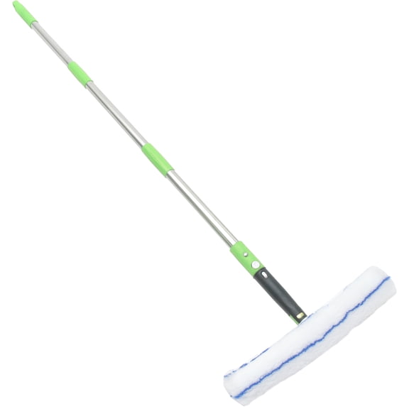 jojofuny Window Cleaning Squeegee Green Microfiber 1 Set 56X14in