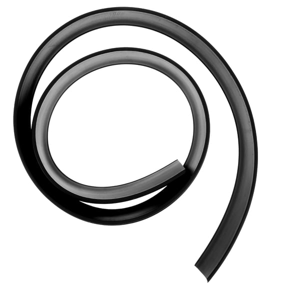 HOMEMAXS Beveled Drain Water Strip 100.00X3.50X1.50CM Black