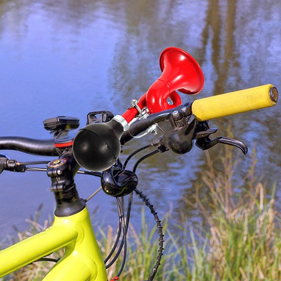 HOMEMAXS Bike Bell with Crisp Sound for Mountain Bike Riding in Red Color 2pcs