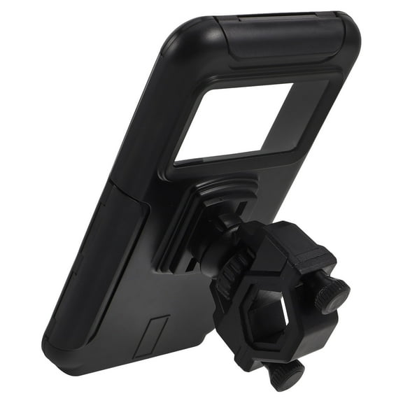 HOMEMAXS Bike Motorcycle Phone Mount Bike Motorcycle Phone Holder Bicycle Phone Mount Handlebar Cell Phone Clamp Black