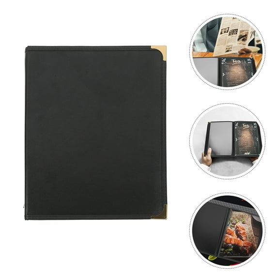 Binder Restaurant Menu Covers Recipe Book Dining Table Case