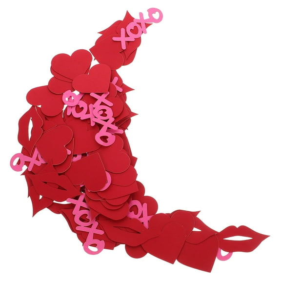 HAMPPLIES 1Set Creative Shape Paper Confetti for Valentine's Day Party