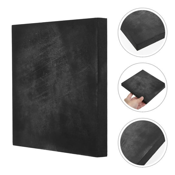 HOMEMAXS Black Anti Vibration Pad for Air Conditioning Made of Sturdy Rubber Material-Compatible with