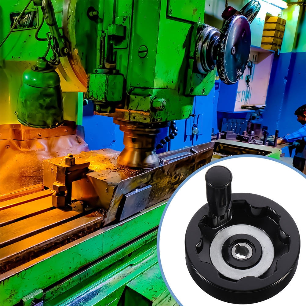 Machine Shop Hand Wheels HOMEMAXS Black Bakelite Hand Wheels for Machine Use Material 2pcs ...