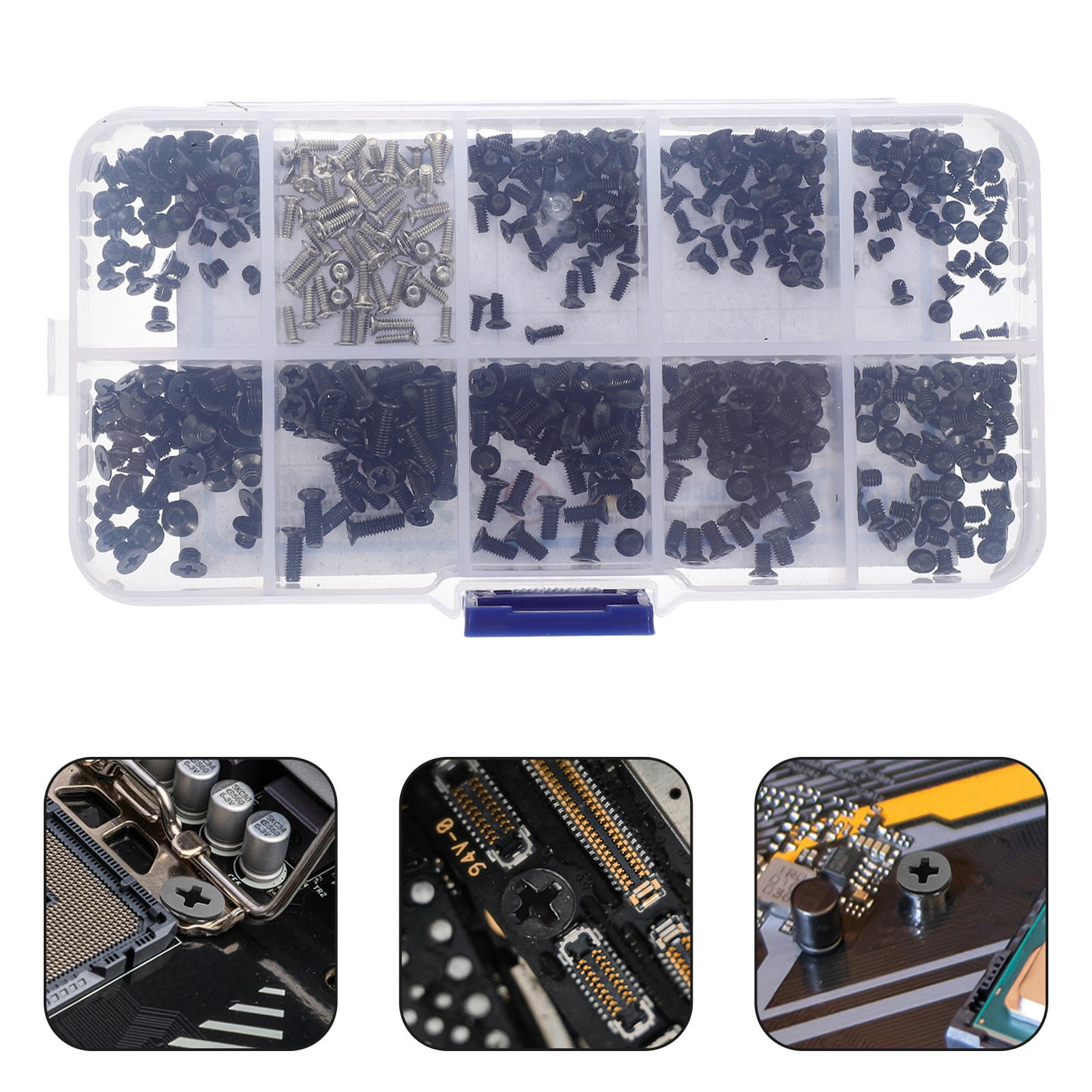 HOMEMAXS Black Countersunk Screws for Connecting Computer Parts Made of ...