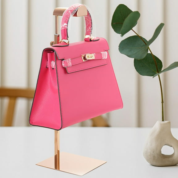 HOMEMAXS Black Purse Stainless Steel Bag Rack Retail Rack Miss 55x14cm