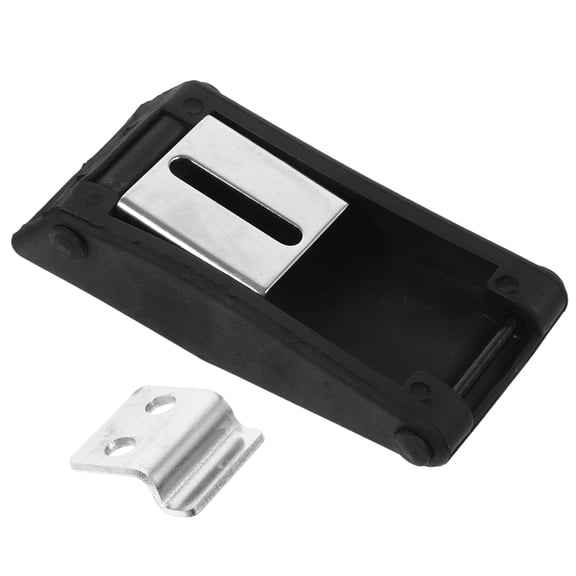 HOMEMAXS Black Toggle Latch Crafted from Stainless Steel and Rubber for Buckling with Compact Design 2pcs