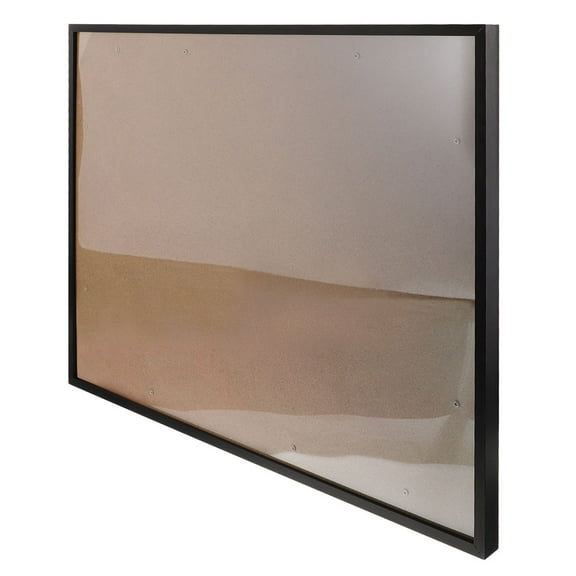 HOMEMAXS Black Metal Wall Mount Picture Frame for Posters, Photos, Paintings - Hanging Display Frame for Home or Office