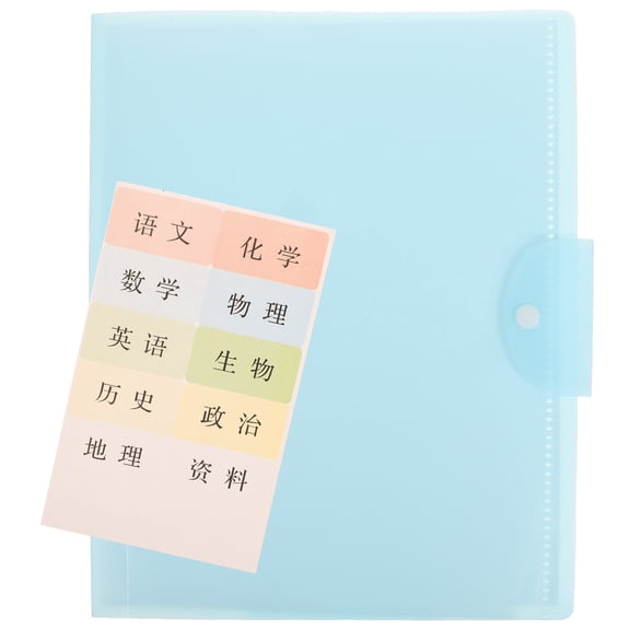 Blue Plastic File Folder for Storage Use with Strong AntiWear and Design A3 Size