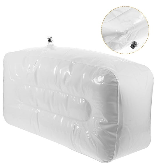 HOMEMAXS Boat Seat Cushions Flotation Giant Pool Float Inflatables Foam Individual White