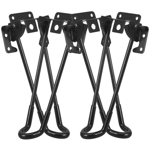 HOMEMAXS  Bracket Table Legs Adjustable Height Folding Dining