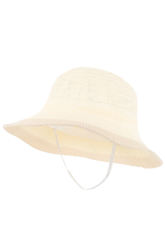 Breathable Summer Hat Bucket Crochet Hats for Women Woman Miss Khaki