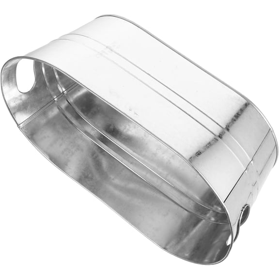 HOMEMAXS Metal Ice Bucket with Large Capacity, Iron Construction for Party Beverage Cooling and Outdoor Use