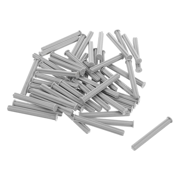 HOMEMAXS  Building Block Replacement Parts Axles Pins Connectors Blocks Grey