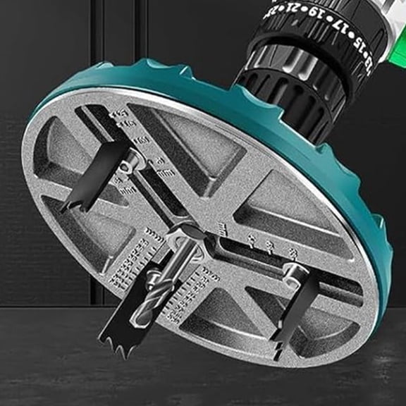 HOMEMAXS Bulb Auger for Drill System Woodworking Hole Saw Masonry 14.60X14.60X10.80CM