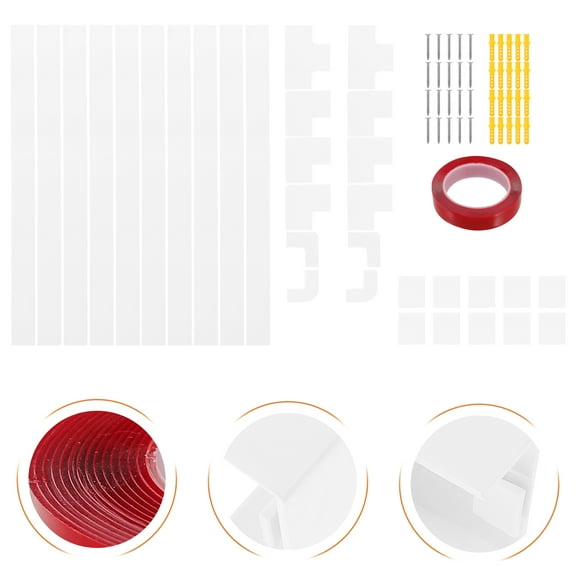 HOMEMAXS Cable Hider Wall Strips Cord Covers for Wires on Trunking Set