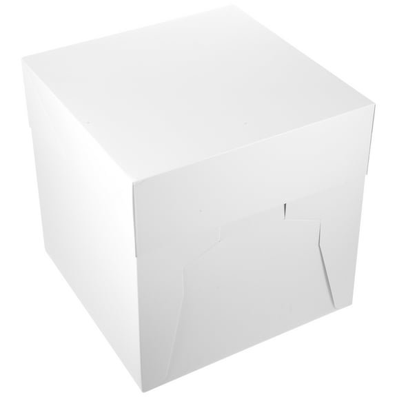 jojofuny Pastry Boxes White 1Pcs 12X12X12in