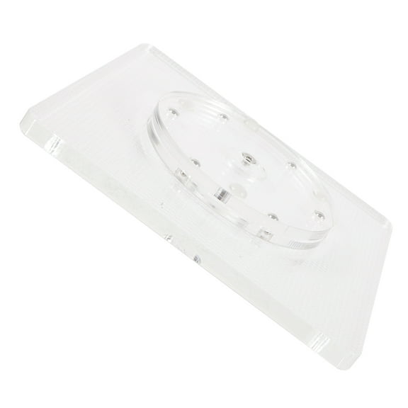 HOMEMAXS Cake Turntable Platform Rotating Hanging Cabinet Rack Transparent