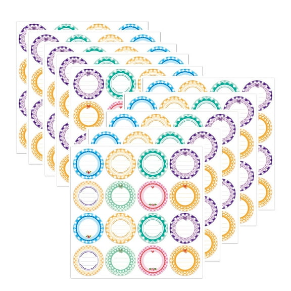 HOMEMAXS  Can Label Sticker Glossy Stickers Fade-resistant Canning Labels