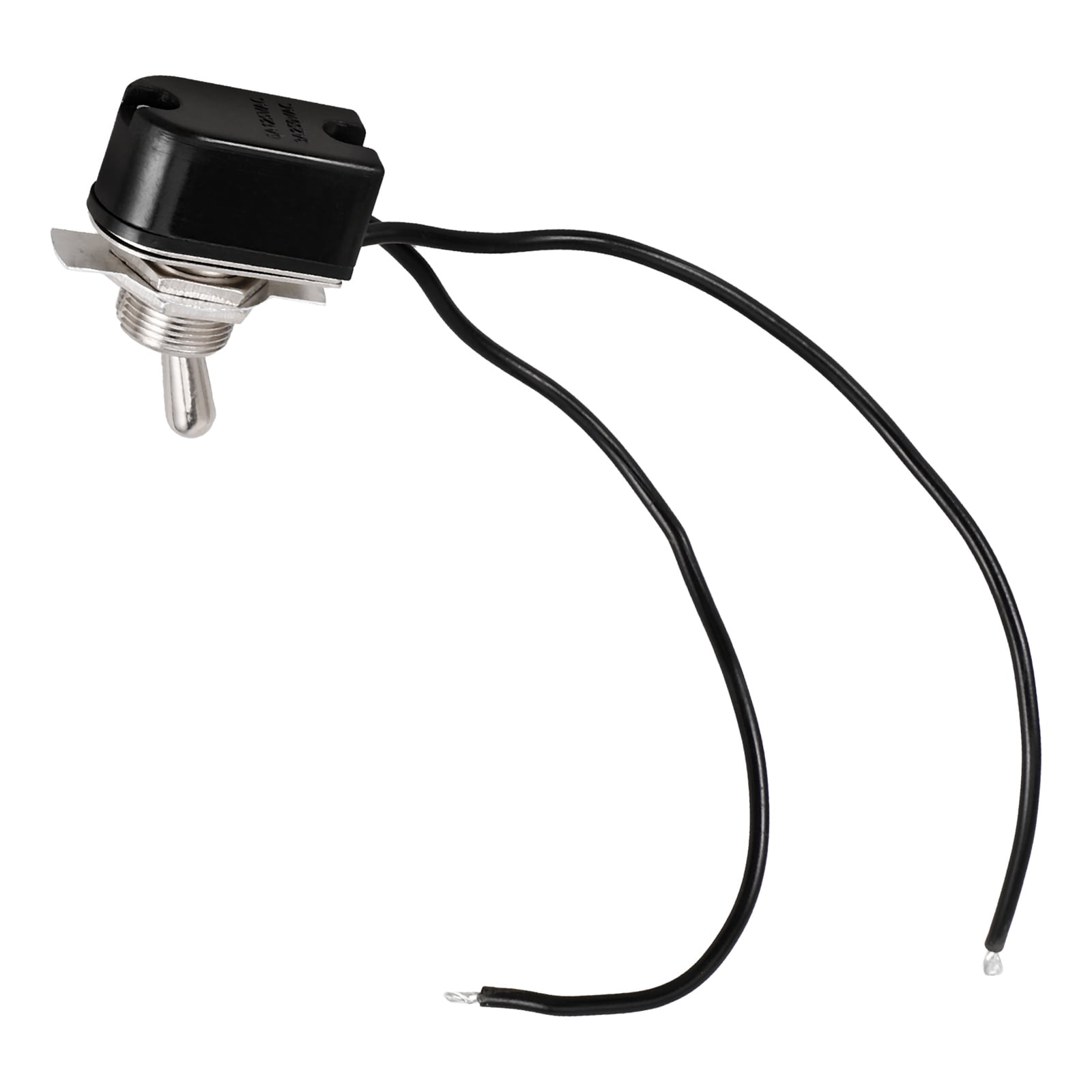 HOMEMAXS Rocker Switch for Car with Wire Black Plastic and Copper ...